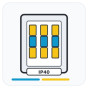 Корпуса пластиковые IP40-IP44