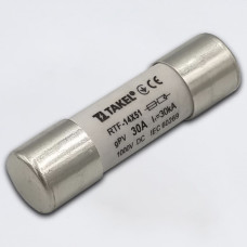 Плавка предохранителя RTF 10х38 30А 1000V DC 30kA TAKEL
