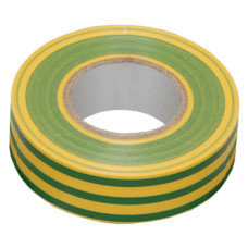 Изоляционная лента 0.18х19 мм желто-зеленая 20 метров УЭК
