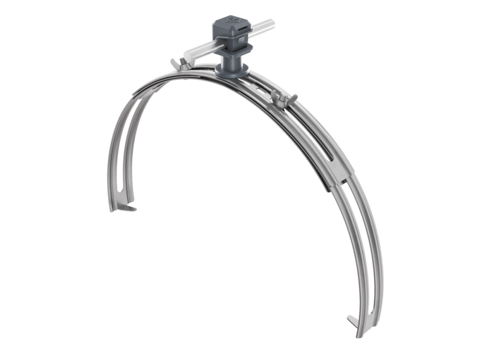 Держатель на полукруглый гребень крыши Max с Clip (Ni/Pa)