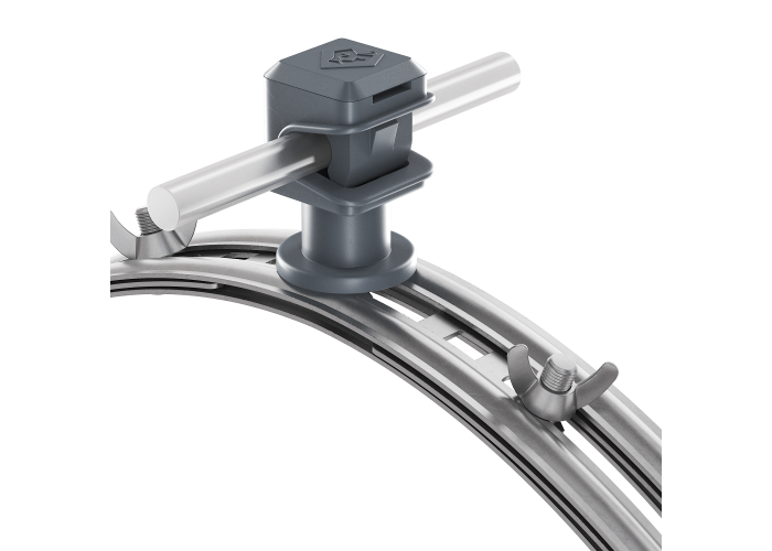 Держатель на полукруглый гребень крыши Max с Clip (Ni/Pa)