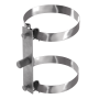 Хомут двойной D300 (StZn/Ni)