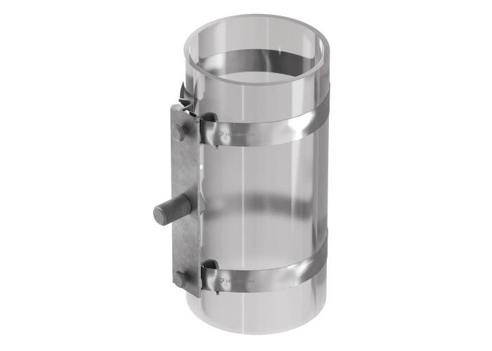 Хомут двойной D300 (StZn/Ni)