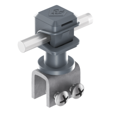 Держатель фальцевой с Clip (StZn/Pa)