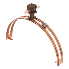 Держатель на полукруглый гребень крыши с Clip (Cu/Pa)