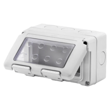 Герметичний корпус горизонтальний 27 COMBI 4М (4х1) IP55 сірий GEWISS