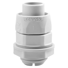 Соединитель прямой поворотный RD 16GG серый IP54 GEWISS