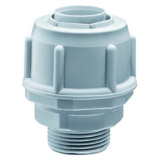 Соединитель прямой фиксированный GW FIT 8G PG7 серый IP54 GEWISS