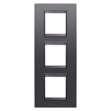 Рамка Chorusmart LUX 2+2+2M вертикальна сланець абсолют GEWISS