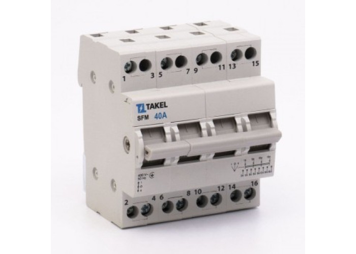 Перемикач навантаження трипозиційний SFM 4P 40A TAKEL