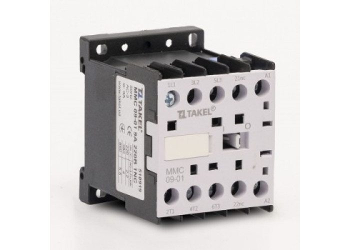 Контактор MMC 09-01 9А 220В 1NC TAKEL